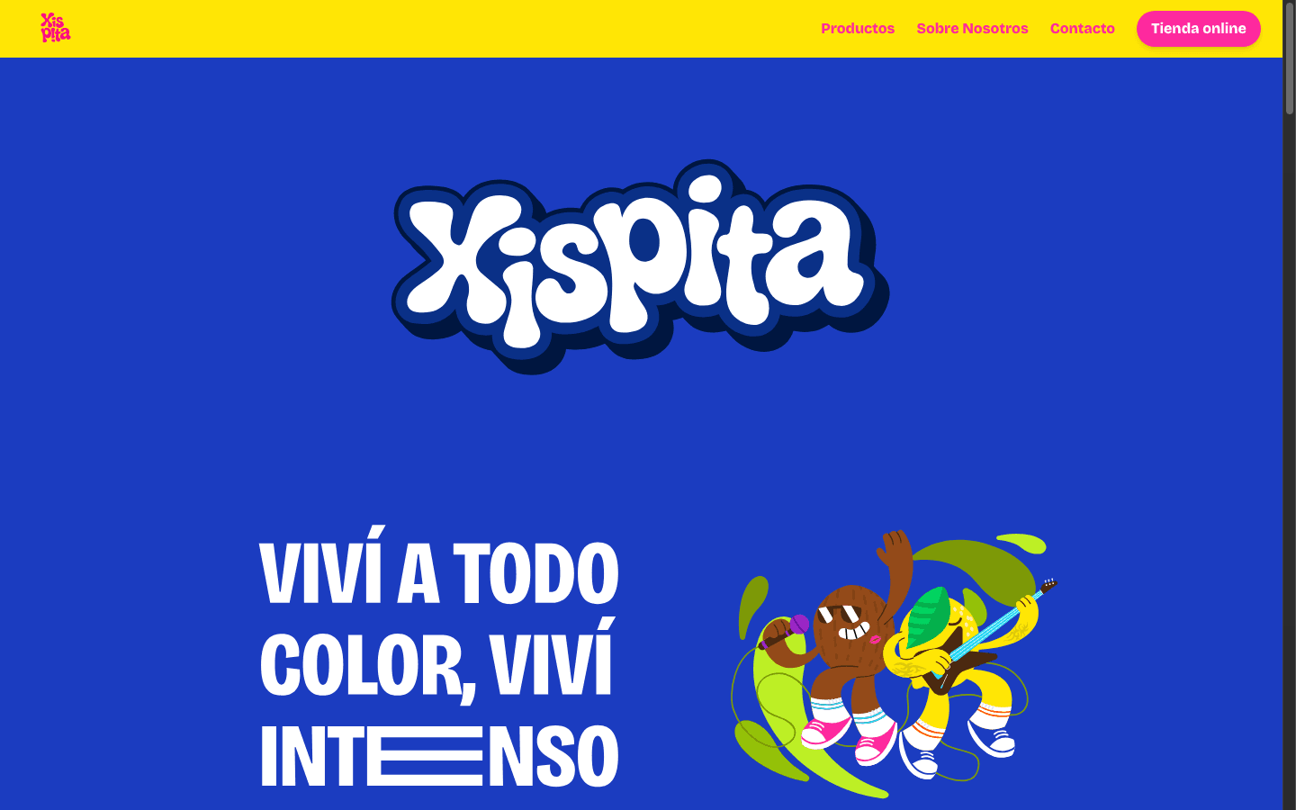 Preview do site Xispita